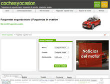 Tablet Screenshot of furgonetas.cochesyocasion.com
